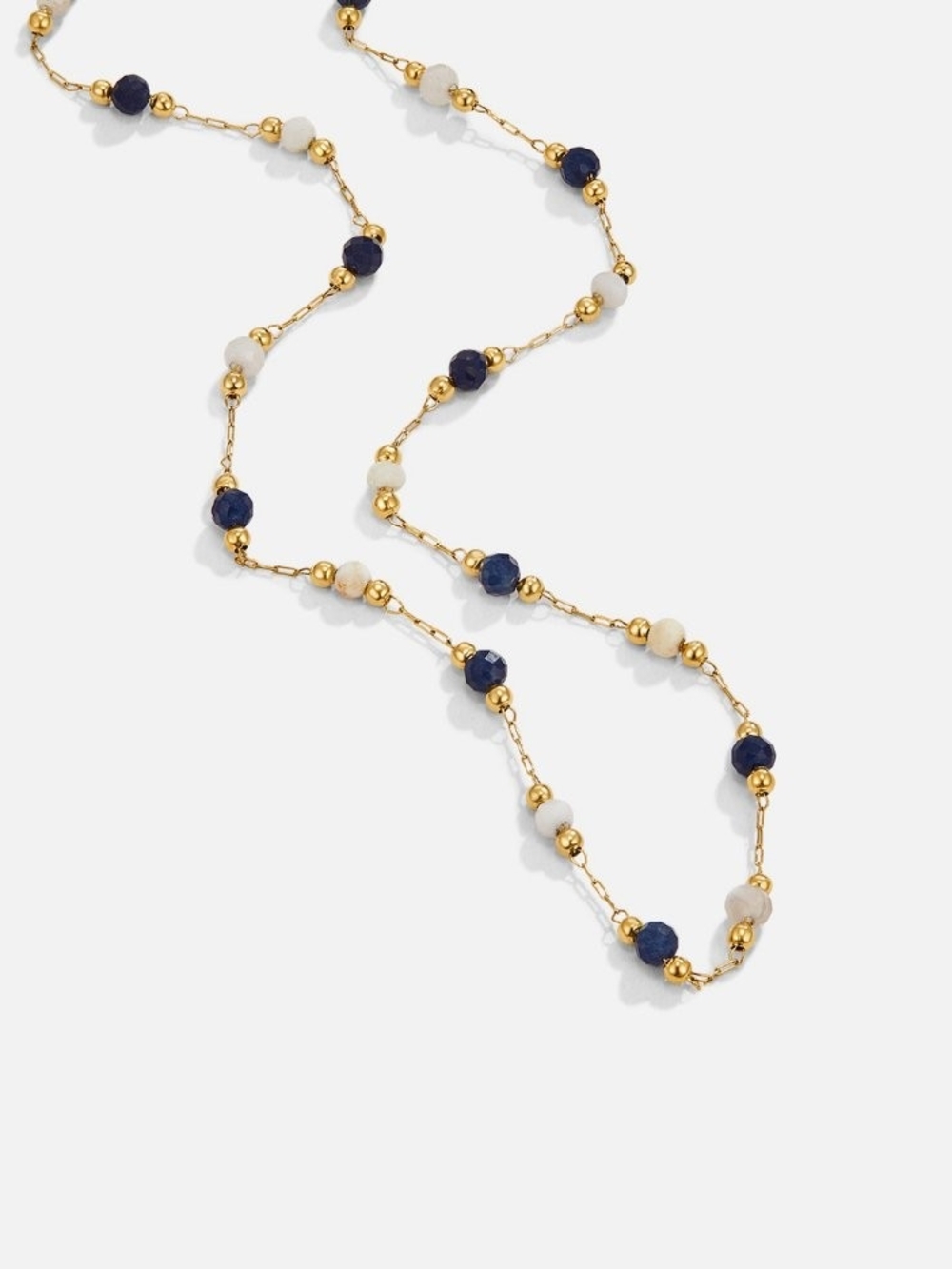 Lulu Midnight Beaded Stone Necklace - Beautiful Earth